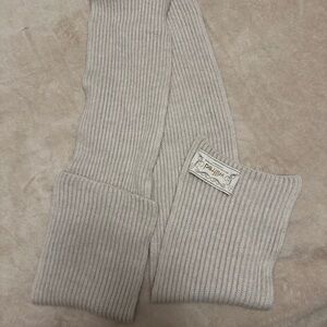 Wilfred Light Beige Ribbed Knit Accessory